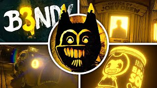 Bendy Secrets of the Machine  ALL Secrets amp Endings Bright Mode Showcase [upl. by Eittocs]