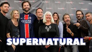 Jared Padalecki Jensen Ackles and the cast of Supernatural reunited in Paris [upl. by Norag]