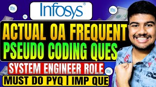 Crack Infosys with These Pseudo Coding Questions MustWatch [upl. by Forta]