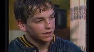 1985  Kevin Gorg goalie cam segment during MN State Hockey tournament [upl. by Vinaya]