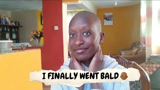 How To Shave Your Head As A Girl 👩🏿‍🦲 Just Do It 🥰 [upl. by Sivrat]