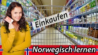 Norwegisch lernen für Anfänger kostenlos  EinkaufenLebensmittel  DeutschNorwegisch Vokabeln A1 [upl. by Hnid98]