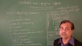 Oxidation amp Supergene Sulphide Enrichment Process Lect2 BScIII By Dr KK Mishra Geology [upl. by Kcyred883]