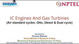 IC engines and Gas turbines  NPTEL  Session 3 [upl. by Nomor]