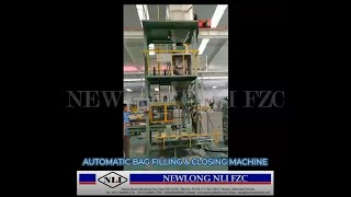 NEWLONG AUTOMATIC BAG FILLING amp CLOSING MACHINE [upl. by Llerej]