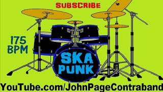 Ska Punk Drum Track 175 bpm [upl. by Rramel148]