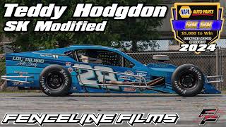 Teddy Hodgdon SK Modified Stafford Speedway SK 5K 2024 [upl. by Ynobe]