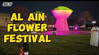 4K  🇦🇪 ABU DHABI AL AIN Al Jahili Park Al Ain Flower Festival UAE [upl. by Nogas]