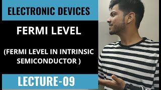 FERMI LEVEL IN INTRINSIC SEMICONDUCTOR  INTRINSIC SEMICONDUCTOR FERMI LEVEL IN HINDI  EDLECTURE 9 [upl. by Nylikcaj231]