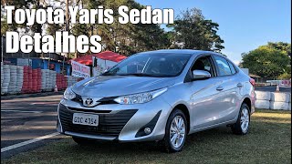 Toyota Yaris Sedan 2019 XL Plus Tech em detalhes [upl. by Hallam]