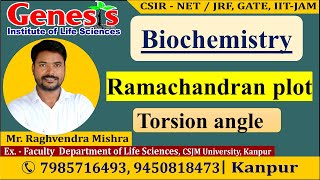 Ramachandran Plot  Biochemistry  New online quotBatchquot for CSIR NETJRF  IITJAM [upl. by Oinafipe]