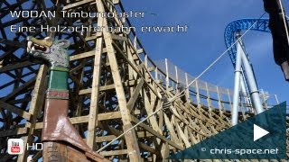 WODAN Timburcoaster  Eine Holzachterbahn erwacht HD [upl. by Annaesor]