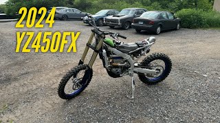 2024 yz450fx new plastics [upl. by Yenduhc]