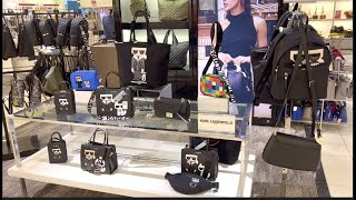 NEW KARL LAGERFELD BAGS AT MACYS SHOPPING [upl. by Acinomad]