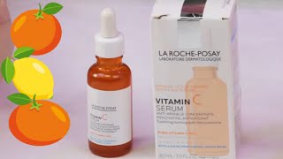 La RochePosay Pure Vitamin C Face Serum Review amp How to Use [upl. by Anohsal]