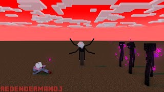 SCP096 Vs Slenderman Vs 3x Enderman Old Unfinished And Unreleased [upl. by Aihc282]