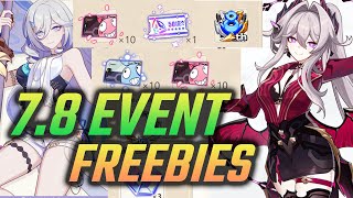 Honkai 78  8th Anniversary Freebies Special Supply and Spending Event [upl. by Uyekawa794]