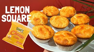 HOW TO MAKE LEMON SQUARE CHEESECAKE COPYCAT HOMEMADE CHEESE CUPCAKES [upl. by Ennavoj939]