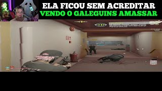 REAÇÃO DA THAY IMPRESSIONADA COM GALEGUINS AMASSANDO OS POLÍCIAS NO NIÓBIO JUNTO COM A FAC DO LEVI [upl. by Togram]