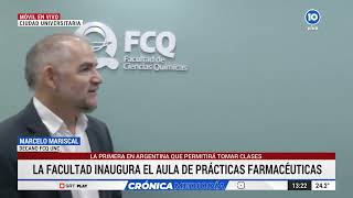 La Facultad de Ciencias Químicas inauguró el aula de prácticas farmacéuticas [upl. by Legin759]