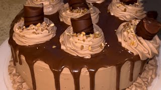 Recette layer cake kinder Bueno et nutella  Hyper Facile et rapide  Gâteau d’anniversaire [upl. by Elletnuahs]