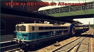 2 VB2N et BB17000 en Allemagne [upl. by Nilyaj]