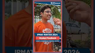 Students Reaction on IPMAT Rohtak Exam🔥 IPMAT Rohtak Paper Review  From Bhopal Centre shorts [upl. by Wakefield]