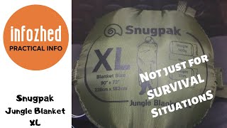 Snugpak Jungle Blanket XL [upl. by Nerhe]