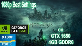 Hogwarts Legacy Best Settings GTX 1650  i3 9100F [upl. by Htelimay]