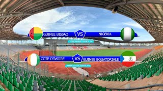 CAN 2024 COTE DIVOIRE FACEGUINEE EGUATORIALE  GUINEE BISSAO VS NIGERIA CAN 2024 [upl. by Nyla]