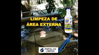 Como limpar área externa com o Limpador Pós Obra da Deoline [upl. by Schacker]