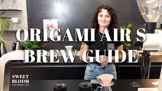 Origami Air S Brew Guide  Sweet Bloom Coffee Roasters [upl. by Inaffyt100]