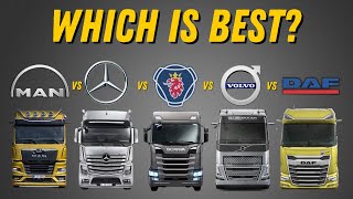 EPIC European Truck Battle ▶ Scania vs Volvo vs MAN vs DAF vs Mercedes [upl. by Rimaa584]