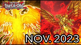 Winged Dragon of Ra Deck Profile November 2023 [upl. by Adnamas13]