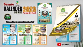 Kalender 2023 Lengkap Free CDR [upl. by Rosenbaum215]