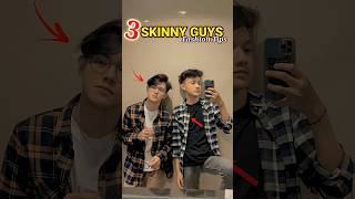 3 Style Tips For Skinny Guys  3 Skinny Guys Fashion Tips viral fashion [upl. by Paza313]