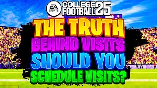 The Truth Behind Visits in College Football 25 Dynasty Should You Schedule Visits [upl. by Perseus]