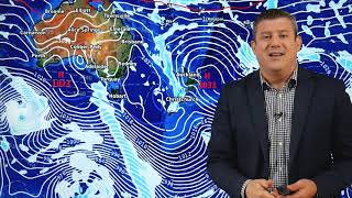 High pressure and northerlies kicking in this weekend 071020 [upl. by Ammej]