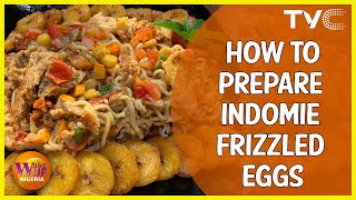 Heres How To Make Indomie Frizzled Egg [upl. by Einaoj]