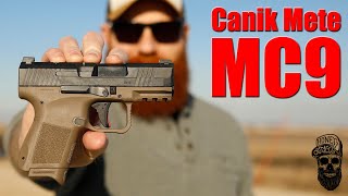 New Canik Mete MC9 Micro Double Stack 9mm First Shots [upl. by Nehcterg168]