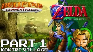 Ocarina of Time 3D playthrough Part 1 Kokiri Village [upl. by Yelac]