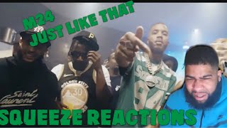 M24 Just Like That Official Video Squeeze Reactions [upl. by Emelen]