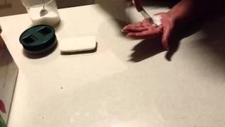 How To Make A Sugar And Soap Poultice  Use household ingredients to make a very effective poultice [upl. by Delisle303]