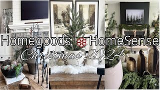 HomegoodsHomesense Hight End Home Holiday Decor Finds Shop With Me [upl. by Eceinwahs]