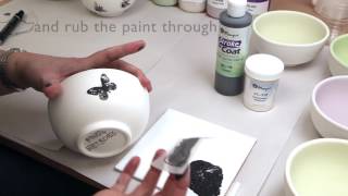 How to use silkscreens on ceramics [upl. by Hnil]