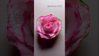 Make a Beautiful Flower with Tissue Paper shorts flower tissuepapercraft lotus easy diy [upl. by Nairolf399]