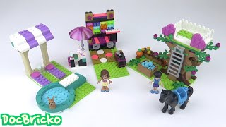 LEGO Friends Heartlake City BrickBox Wading Pool Treehouse DJ Booth Performance Stage 41431 [upl. by Egreog]