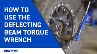 How to use the Deflecting Beam Torque Wrench  KINCROME Tech Tip [upl. by Ecidnarb]