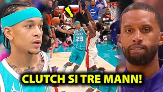 Nagulat ang Buong Arena sa Ginawa ng IVERSON 20 ng Hornets to the Rescue si Tre Mann sa Clutch… [upl. by Estrella762]