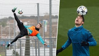 Cristiano Ronaldo In Training 2018  SkillsTricksGoals  Freestyle HD [upl. by Nalyak388]